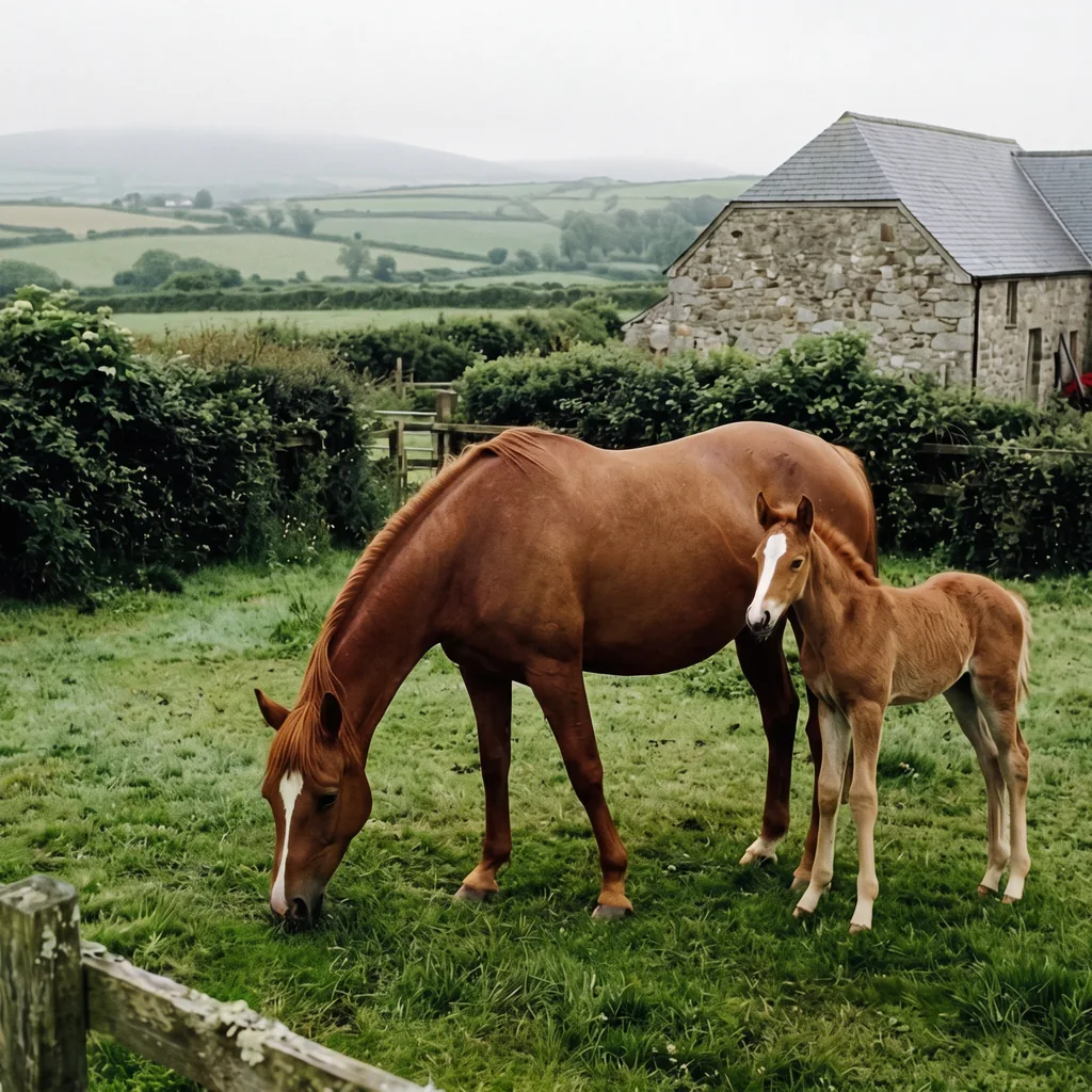 Élevage de chevaux au L'Elevage De Silaht, Compreignac