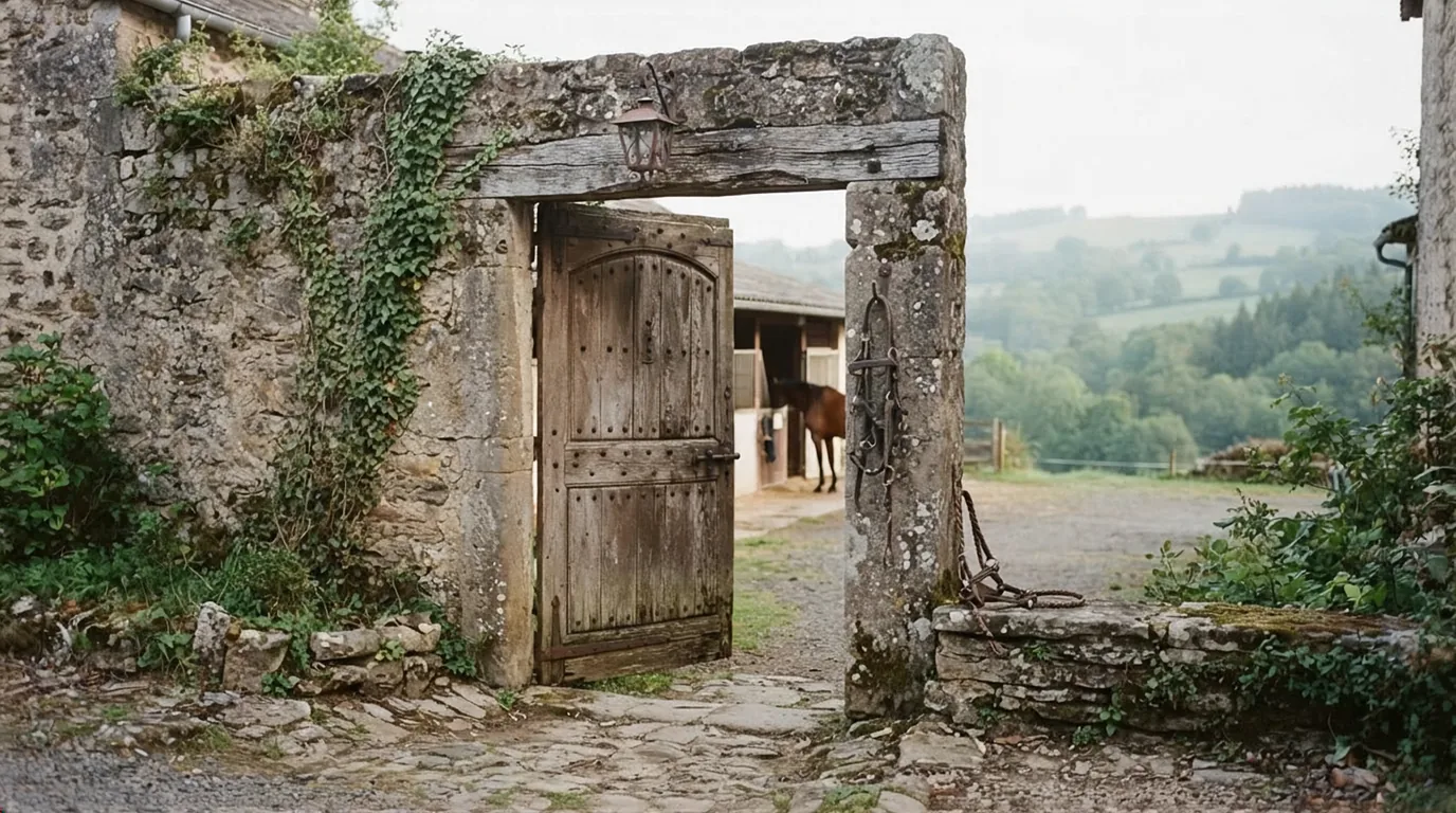 Entrée du L'Elevage De Silaht, centre équestre à Compreignac
