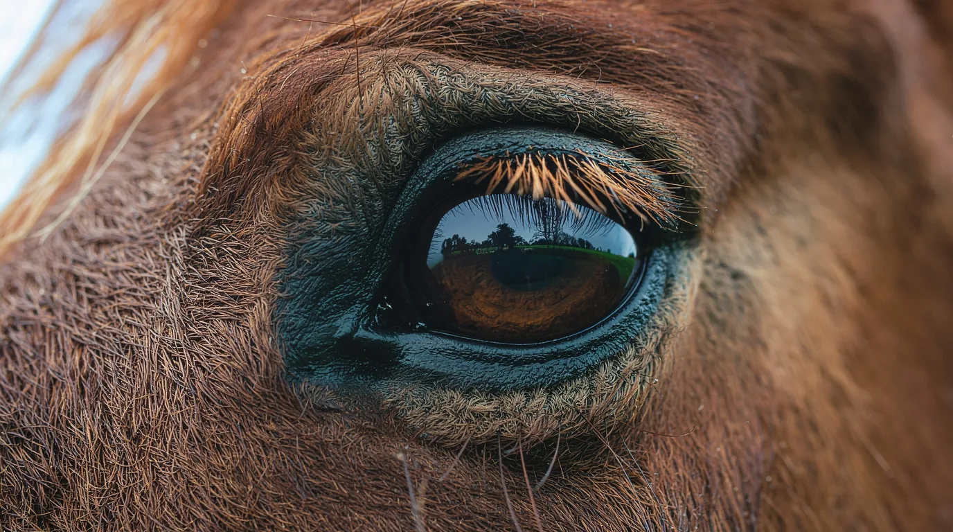 Un regard de cheval au L'Elevage De Silaht, Compreignac